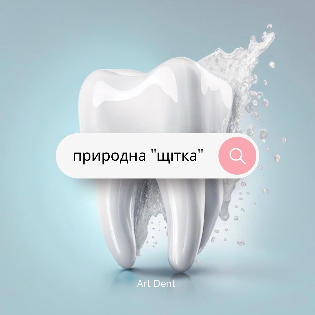 Природна щітка для ваших зубів