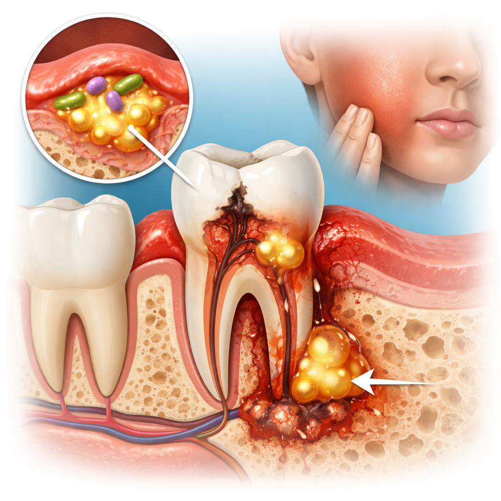 Зубний абсцес (флюс)